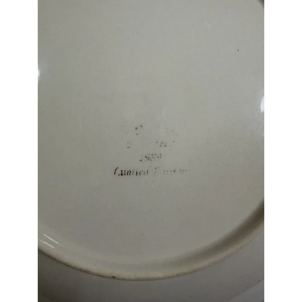 B.C. Clark Jewelers 1989 97tg Anniversary Edition Christmas Tree Plate.